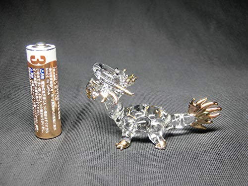 Amazon.co.jp: クリスタルガラス製 龍亀 (ロングイ)＜風水グッズ・風水